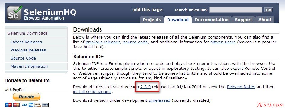 Selenium IDE 1